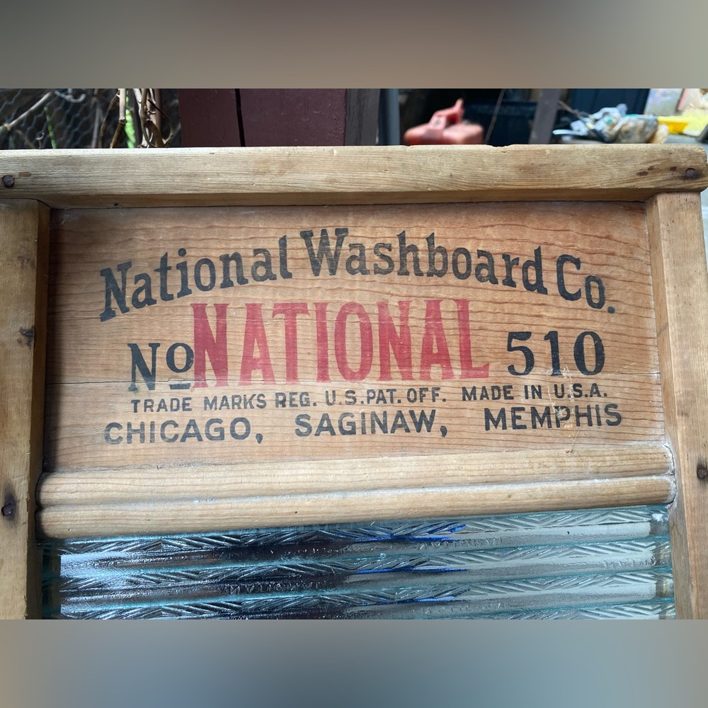 vintage National Washboard Co. No. 510
